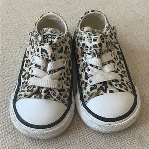 Converse All Star 1V Lo Sneaker Toddler Leopard